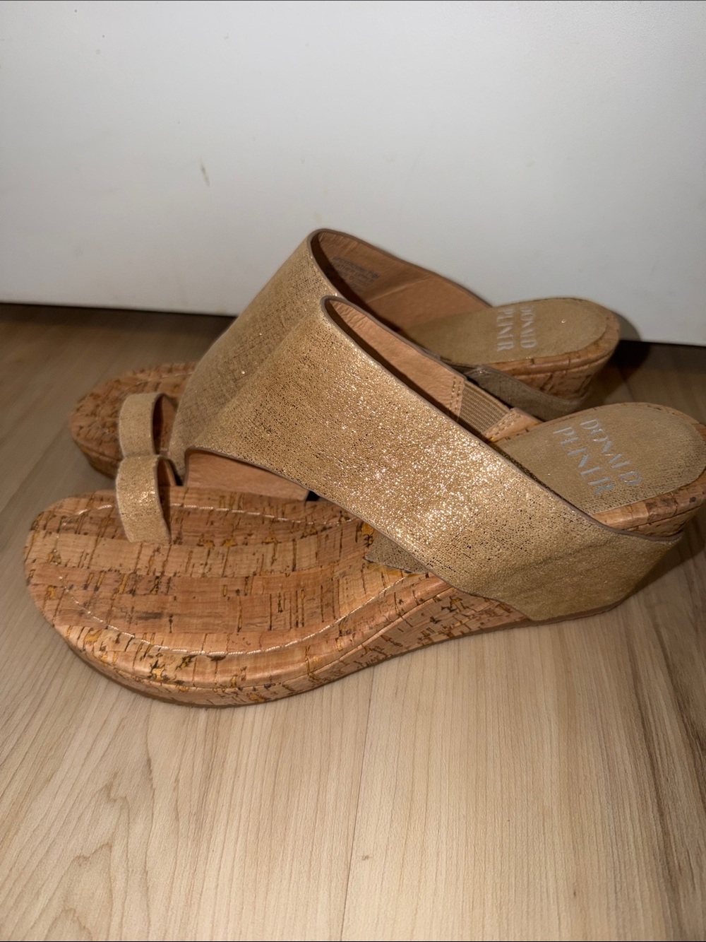 Donald Pliner Gyer Toe-Loop Wedge Sandals
